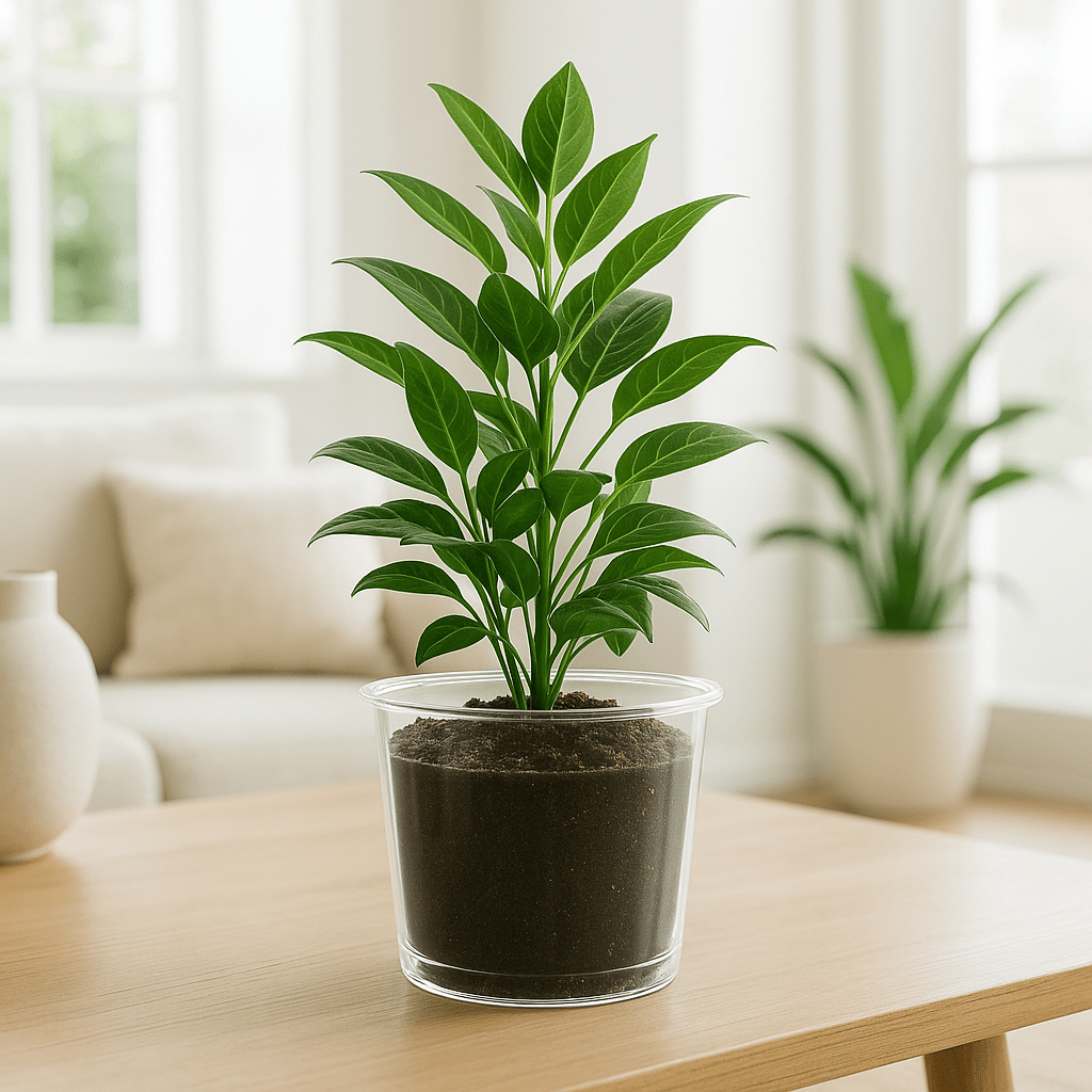 Transparent pots with drainage holes, 3/3.5/4/5/6/7 inches, Ideal for Indoor and Outdoor Use, Root Observation and Improved Airflow - Plant - O - Folles