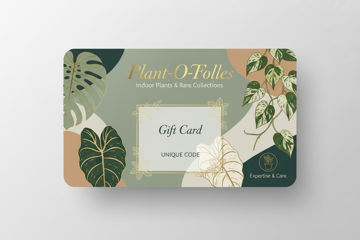 Carte cadeaux Plant - O - Folles - Plant - O - Folles